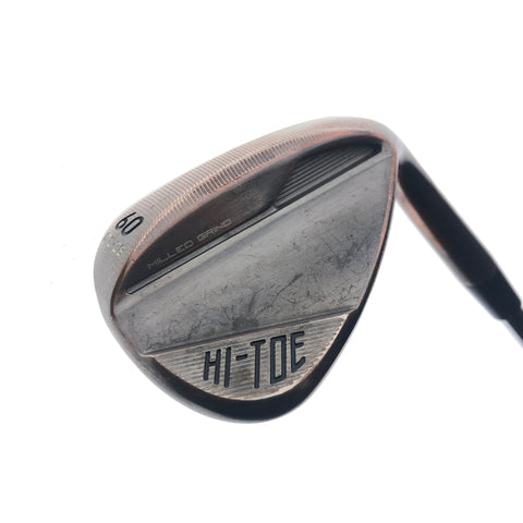 Used TaylorMade Milled Grind Hi-Toe 4 Copper Lob Wedge / 60 Degrees / Stiff Flex