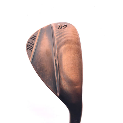 Used TaylorMade Milled Grind Hi-Toe 4 Copper Lob Wedge / 60.0 Deg / Stiff Flex