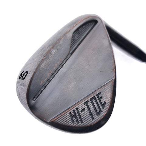 Used TaylorMade Milled Grind Hi-Toe 4 Copper Lob Wedge / 60.0 Degrees / Wedge F