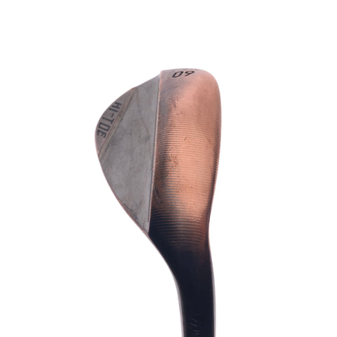 Used TaylorMade Milled Grind Hi-Toe 4 Copper Lob Wedge / 60.0 / Stiff Flex