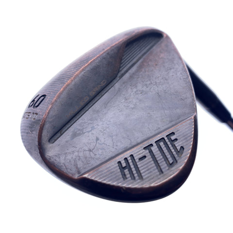 Used TaylorMade Milled Grind Hi-Toe 4 Copper Lob Wedge/60.0 Degrees/Wedge Flex