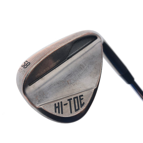 Used TaylorMade Milled Grind Hi-Toe 4 Lob Wedge / 58.0 Degrees / Stiff Flex