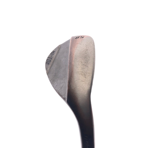 Used TaylorMade Milled Grind Hi-Toe 4 Lob Wedge / 58.0 Degrees / Wedge Flex