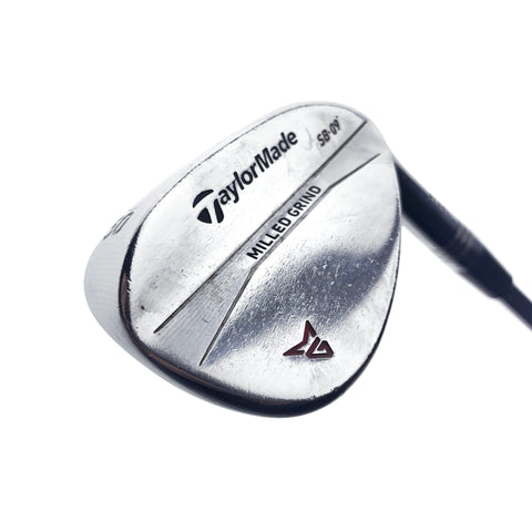 Used TaylorMade Milled Grind Satin Chrome Gap Wedge / 50.0 Degrees / Wedge Flex