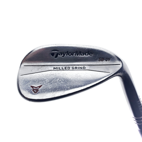 Used TaylorMade Milled Grind Satin Chrome Gap Wedge / 50.0 Degrees / Wedge Flex