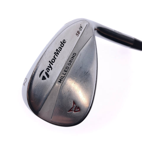 Used TaylorMade Milled Grind Satin Chrome Gap Wedge / 52.0 Degrees