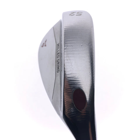 Used TaylorMade Milled Grind Satin Chrome Gap Wedge / 52.0 Degrees