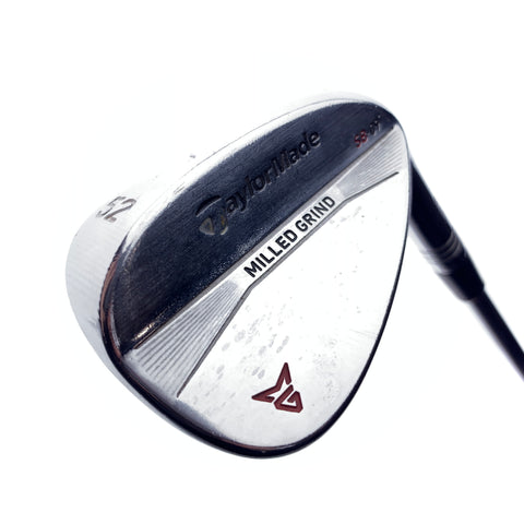 Used TaylorMade Milled Grind Satin Chrome Gap Wedge / 52.0 Degrees / Wedge Flex