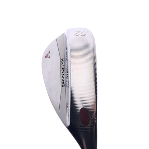 Used TaylorMade Milled Grind Satin Chrome Gap Wedge / 52.0 Degrees / Wedge Flex
