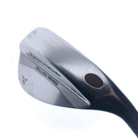 Used TaylorMade Milled Grind Satin Chrome Gap Wedge / 52.0 Degrees / Wedge Flex