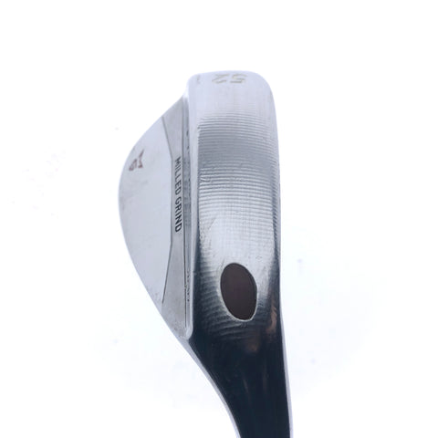 Used TaylorMade Milled Grind Satin Chrome Gap Wedge / 52.0 Degrees / Wedge Flex