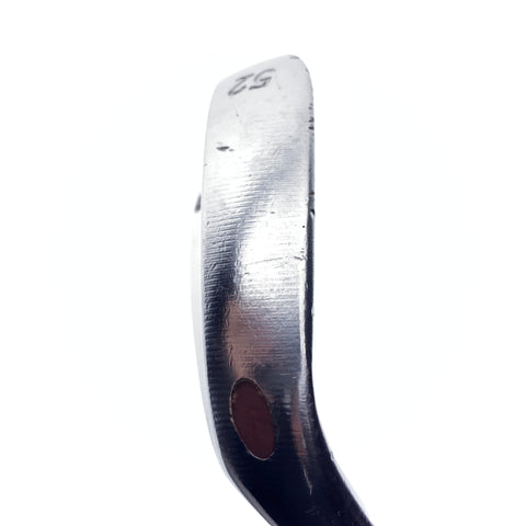 Used TaylorMade Milled Grind Satin Chrome Gap Wedge / 52.0 Degrees / Wedge Flex