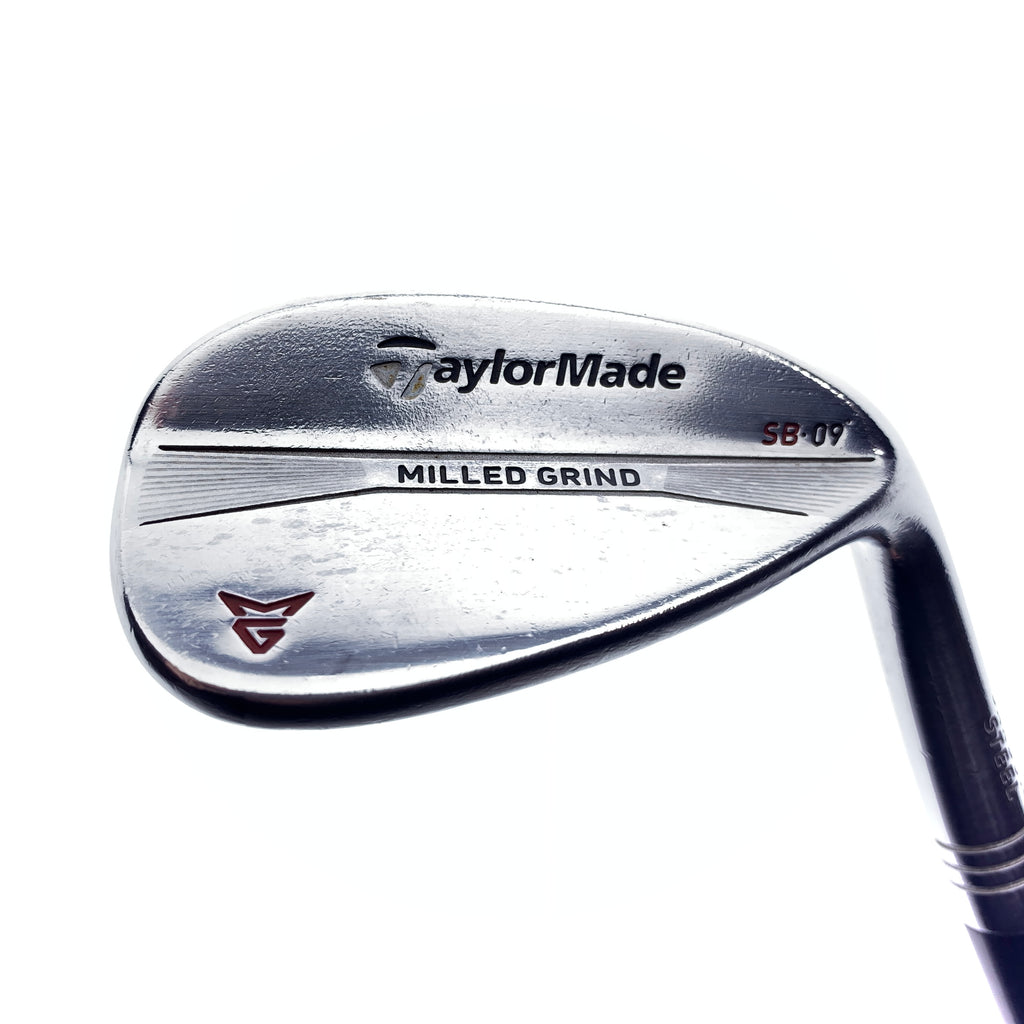 Used TaylorMade Milled Grind Satin Chrome Gap Wedge / 52.0 Degrees / Wedge Flex