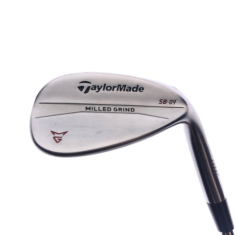 Used TaylorMade Milled Grind Satin Chrome Gap Wedge / 52.0 Degrees / Wedge Flex