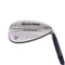 Used TaylorMade Milled Grind Satin Chrome Gap Wedge / 52.0 Degrees / Wedge Flex