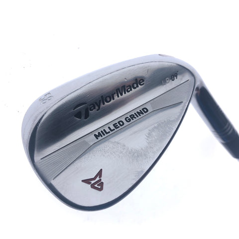 Used TaylorMade Milled Grind Satin Chrome Lob Wedge / 58 Degrees / Stiff Flex
