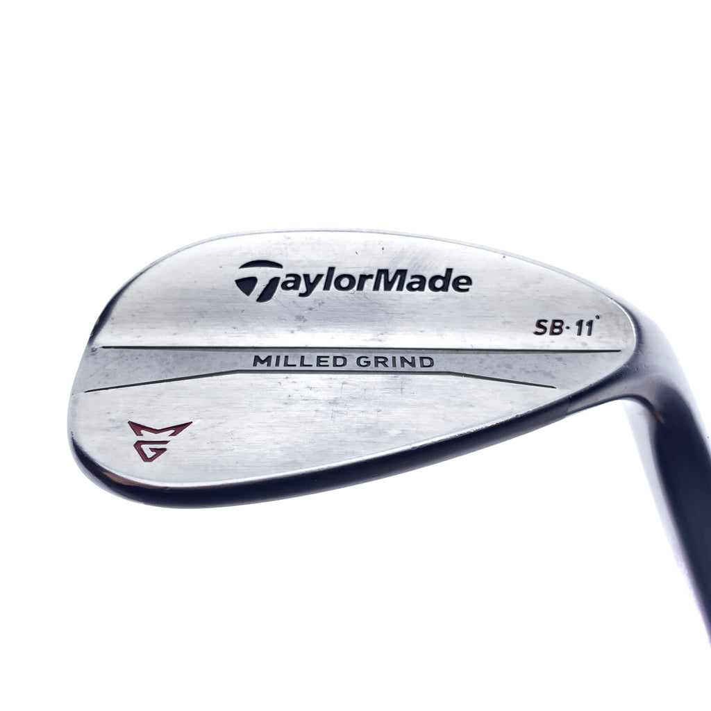 Used TaylorMade Milled Grind Satin Chrome Lob Wedge / 58.0 Degrees / Wedge Flex