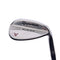 Used TaylorMade Milled Grind Satin Chrome Lob Wedge / 58.0 Degrees / Wedge Flex