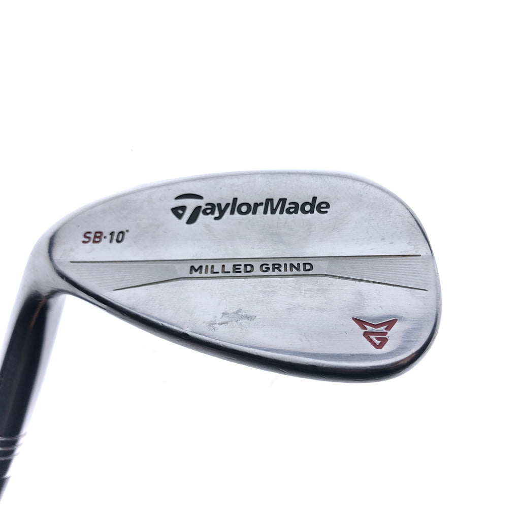 Used TaylorMade Milled Grind Satin Chrome Lob Wedge / 60.0 Deg / Wedge Flex / LH
