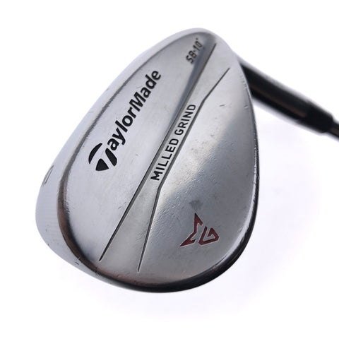Used TaylorMade Milled Grind Satin Chrome Lob Wedge / 60.0 Degrees / Wedge Flex
