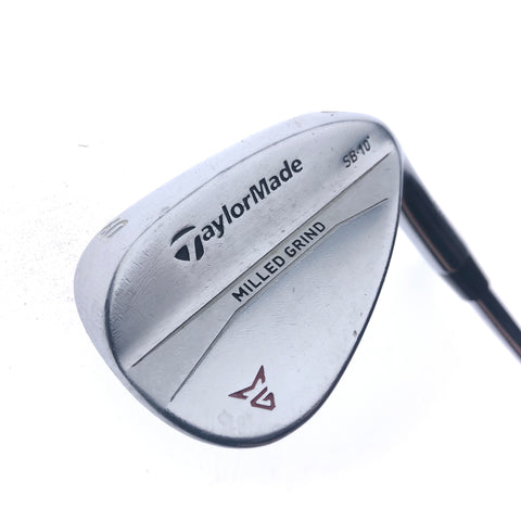 Used TaylorMade Milled Grind Satin Chrome Lob Wedge / 60.0 Degrees / Wedge Flex
