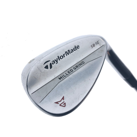 Used TaylorMade Milled Grind Satin Chrome Lob Wedge / 60.0 Degrees / Wedge Flex