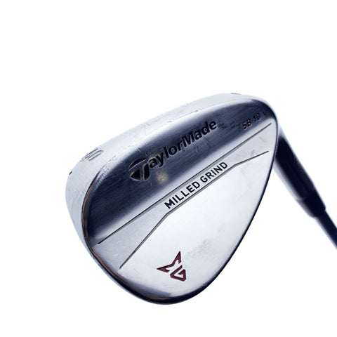 Used TaylorMade Milled Grind Satin Chrome Lob Wedge / 60.0 Degrees / Wedge Flex