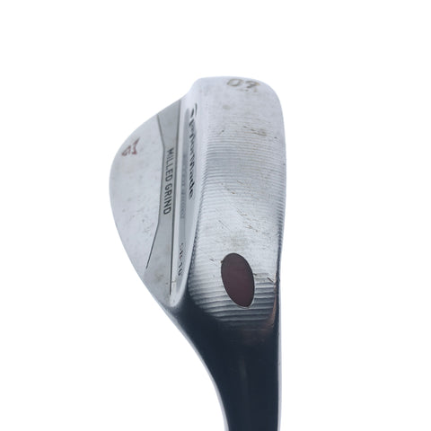 Used TaylorMade Milled Grind Satin Chrome Lob Wedge / 60.0 Degrees / Wedge Flex