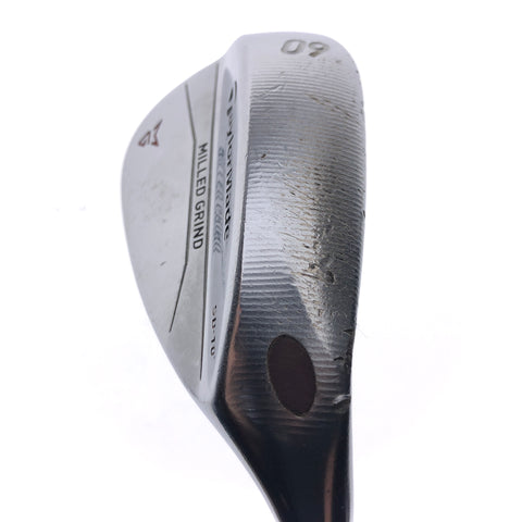 Used TaylorMade Milled Grind Satin Chrome Lob Wedge / 60.0 Degrees / Wedge Flex