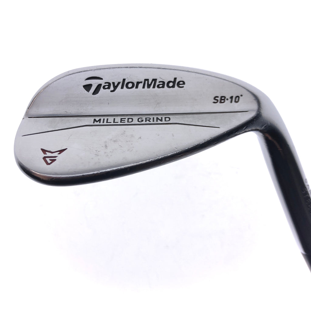 Used TaylorMade Milled Grind Satin Chrome Lob Wedge / 60.0 Degrees / Wedge Flex