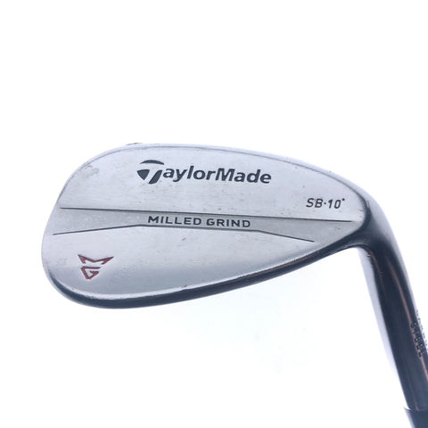 Used TaylorMade Milled Grind Satin Chrome Lob Wedge / 60.0 Degrees / Wedge Flex