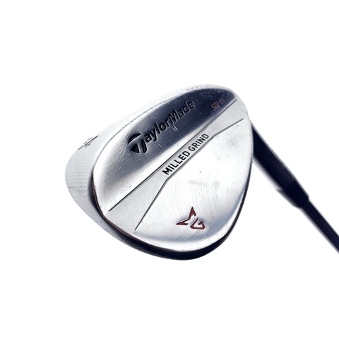 Used TaylorMade Milled Grind Satin Chrome Sand Wedge / 54.0 Degrees / Wedge Flex