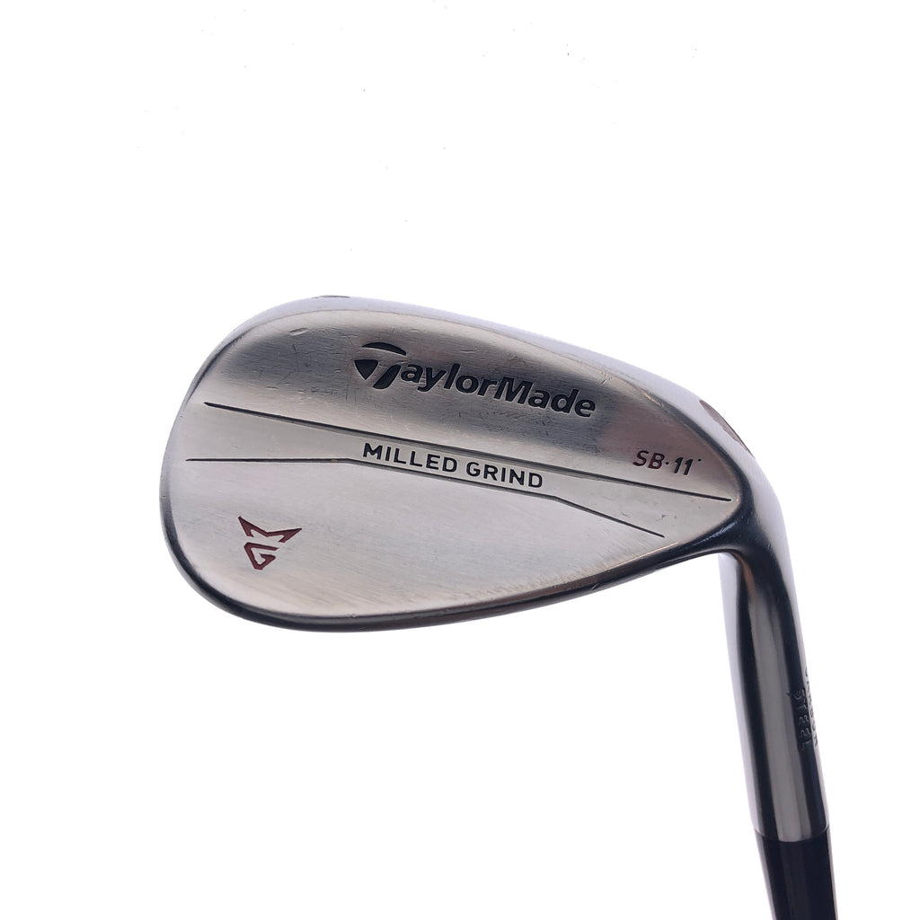 Used TaylorMade Milled Grind Satin Chrome Sand Wedge / 54.0 Degrees / Wedge Flex