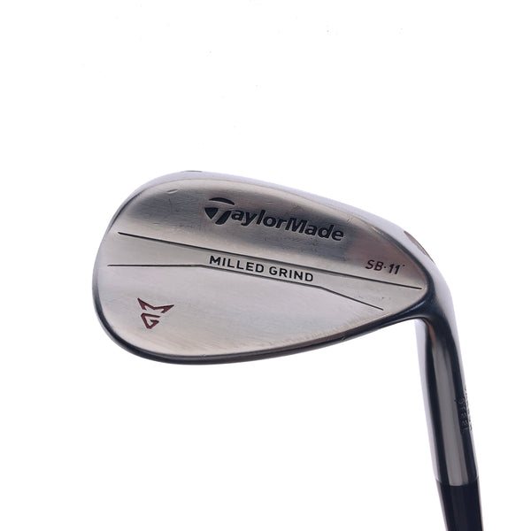 Used TaylorMade Milled Grind Satin Chrome Sand Wedge / 54.0 Degrees / Wedge Flex