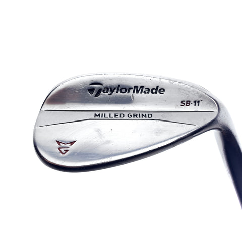Used TaylorMade Milled Grind Satin Chrome Sand Wedge / 54.0 Degrees / Wedge Flex