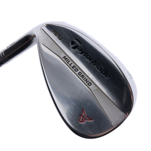 Used TaylorMade Milled Grind Satin Chrome Sand Wedge / 56 Deg / Stiff Flex / L-H