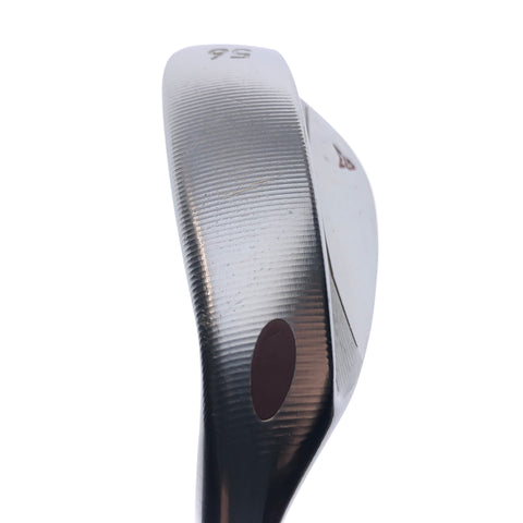 Used TaylorMade Milled Grind Satin Chrome Sand Wedge / 56 Deg / Stiff Flex / L-H
