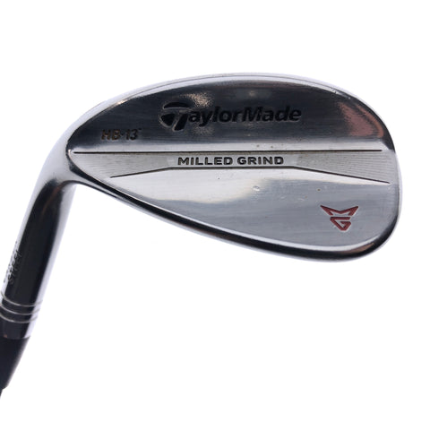 Used TaylorMade Milled Grind Satin Chrome Sand Wedge / 56 Deg / Stiff Flex / L-H