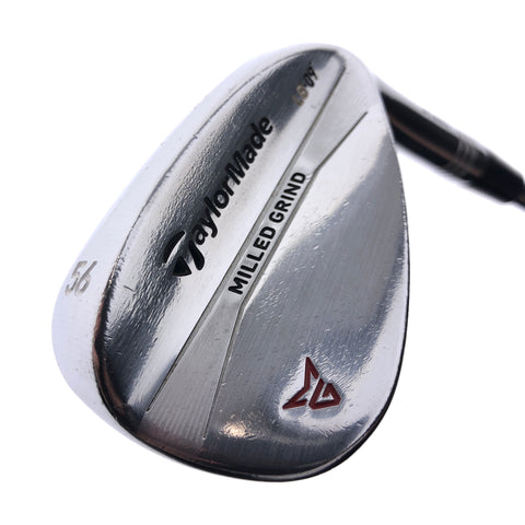 Used TaylorMade Milled Grind Satin Chrome Sand Wedge / 56.0 Degrees / Stiff Flex