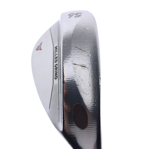 Used TaylorMade Milled Grind Satin Chrome Sand Wedge / 56.0 Degrees / Stiff Flex
