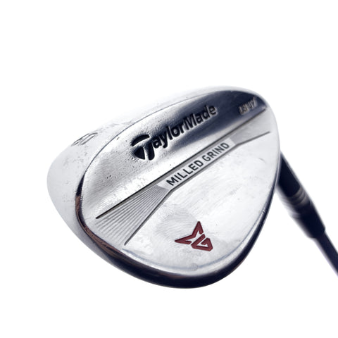 Used TaylorMade Milled Grind Satin Chrome Sand Wedge / 56.0 Degrees / Wedge Flex