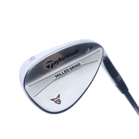 Used TaylorMade Milled Grind Satin Chrome Sand Wedge / 56.0 Degrees / Wedge Flex