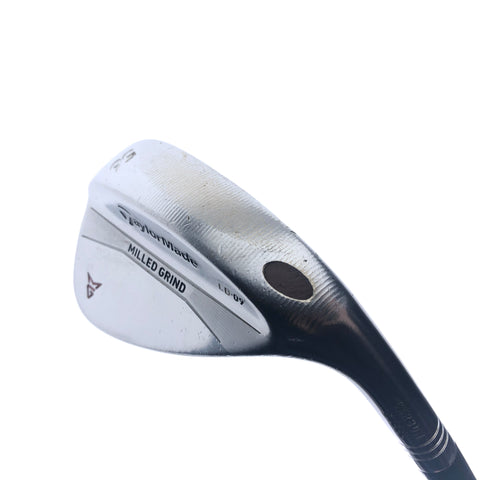 Used TaylorMade Milled Grind Satin Chrome Sand Wedge / 56.0 Degrees / Wedge Flex