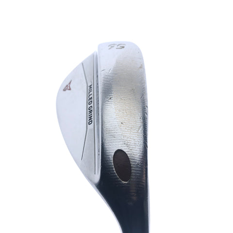 Used TaylorMade Milled Grind Satin Chrome Sand Wedge / 56.0 Degrees / Wedge Flex