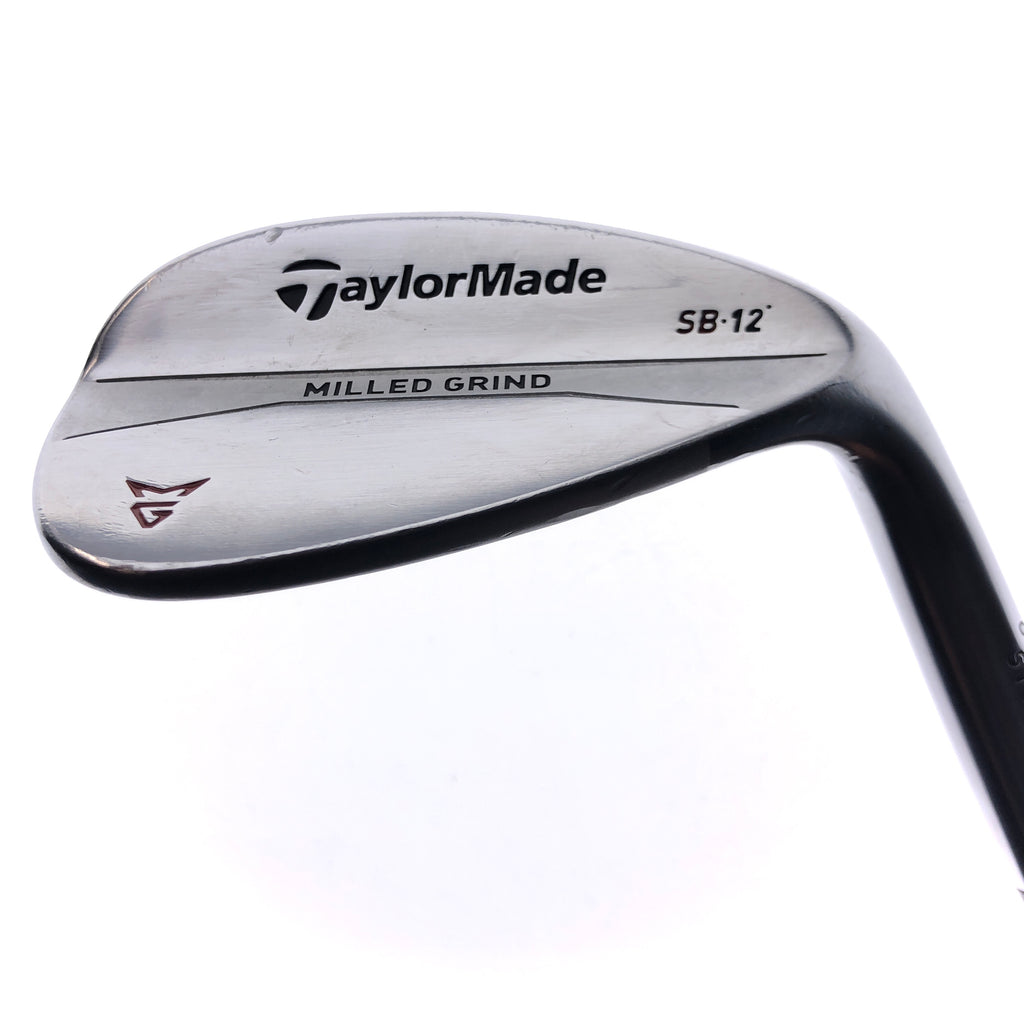 Used TaylorMade Milled Grind Satin Chrome Sand Wedge / 56.0 Degrees / Wedge Flex