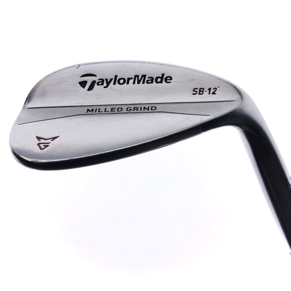 Used TaylorMade Milled Grind Satin Chrome Sand Wedge / 56.0 Degrees / Wedge Flex