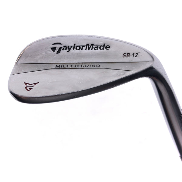 Used TaylorMade Milled Grind Satin Chrome Sand Wedge / 56.0 Degrees / Wedge Flex