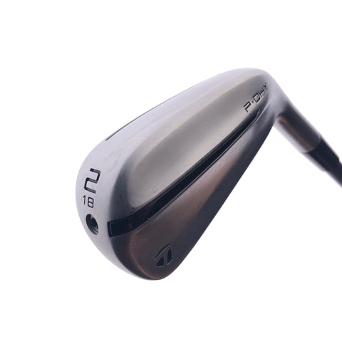 Used TaylorMade P-DHY 2 Hybrid / 18 Degrees / X-Stiff Flex