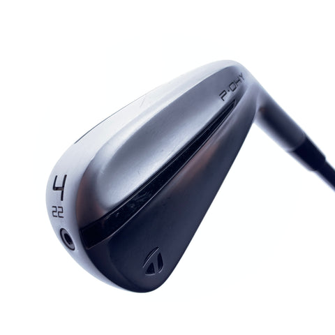 Used TaylorMade P-DHY 4 Hybrid / 22 Degrees / Regular Flex