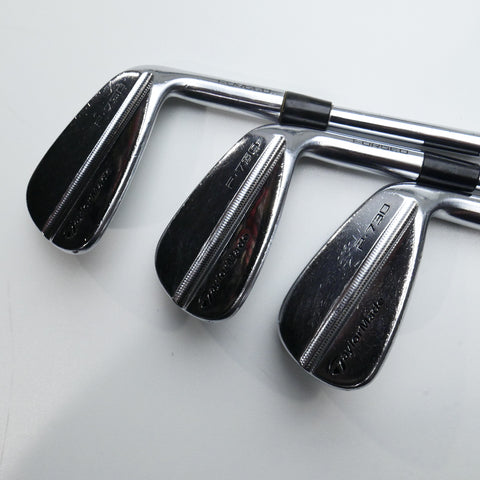 Used TaylorMade P730 Iron Set / 4 - PW / Stiff Flex